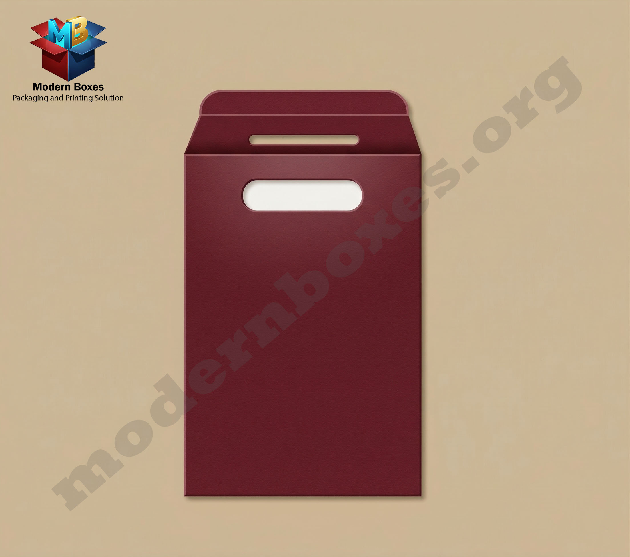 Handle Bag Shape Box