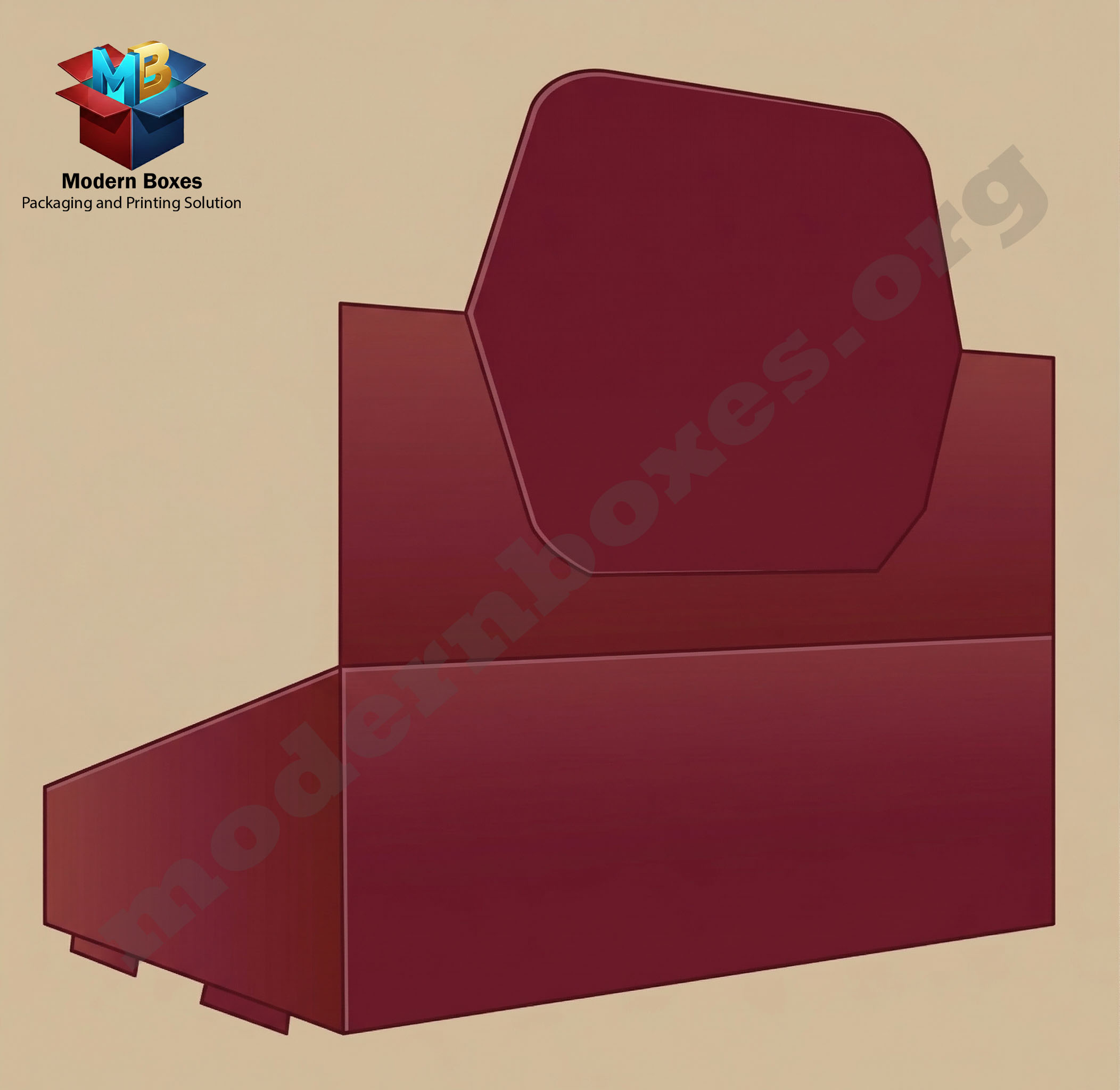 Self-Locked Counter Display Tray